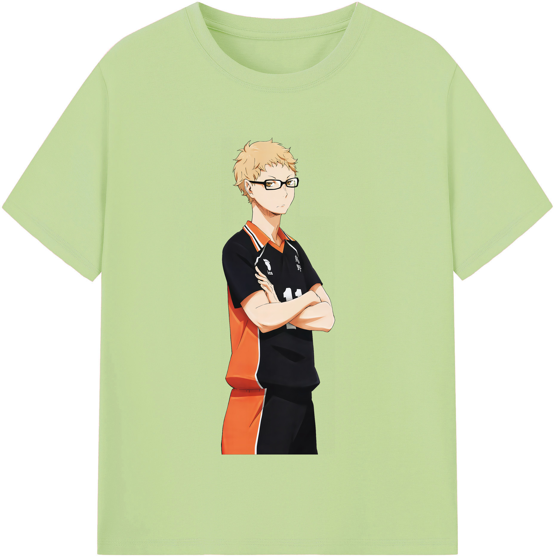 （画像用） ハイキュー!! Haikyu!! 綿100％半袖Tシャツ（フロントプリント）